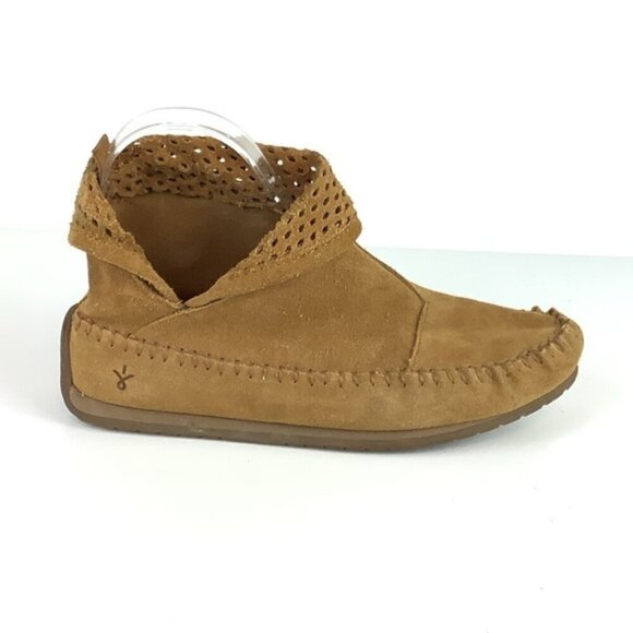 EMU AUSTRALIA SUEDE GHOSTGUM MOCCASIN BOOTIE - Picture 1 of 10